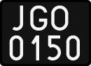 License plates of Poland, 1976 year system