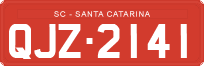 License plate of Brazil, Commercial vehicles (1990)