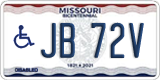 Missouri, Vehicles for disabled persons (AB 12C)
