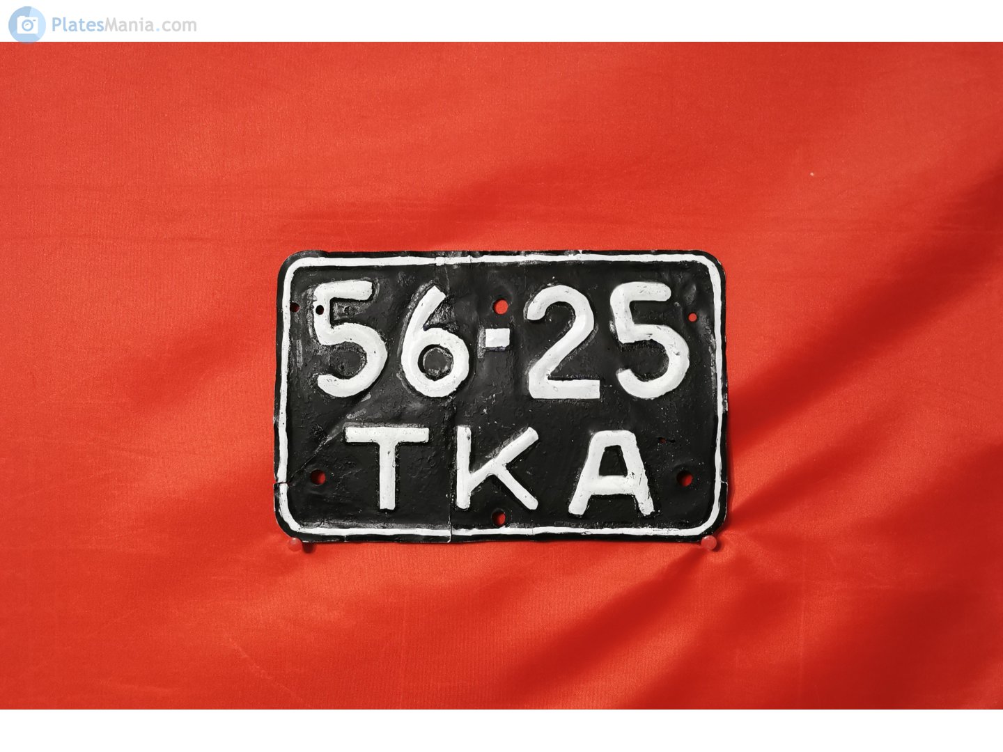 5625 ТКА, License plate without vehicle 