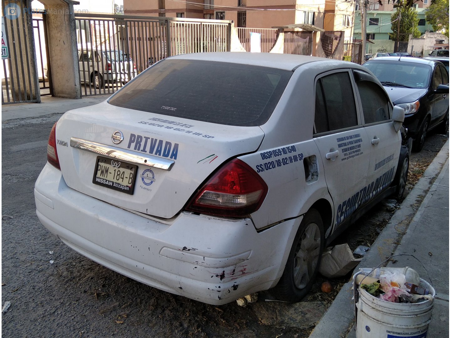 PWM-184-B, Nissan Tiida 1st gen (Latio) Sedan (SC11), 2004–2012 (–2018 for TW- and LATAM-market)