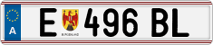 License plate of Austria, Regular plates