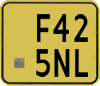 License plate of the Netherlands, Scooters