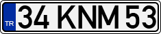 License plate of Turkey, Regular plates