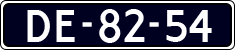 License plate of the Netherlands, Imported oldtimers (cars)