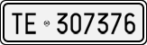 License plate of Italy, Cars (1927 year series)