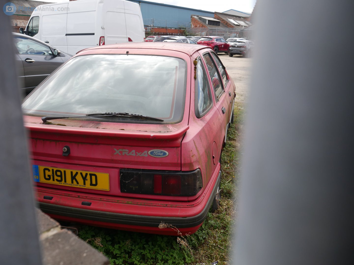 G191KYD, Ford Sierra 1st gen 5-door Liftback (BAG/GBG), facelift, 1987–1993