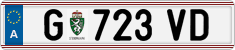 License plate of Austria, Regular plates