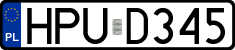 License plates of Poland, Authorities