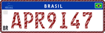 License plate of Brazil, Commercial vehicles (Mercosul)