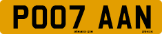 License plate of the United Kingdom, 2001 year system