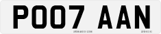License plate of the United Kingdom, 2001 year system