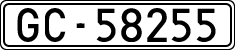 License plates of Spain, 1900 year series