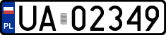 License plates of Poland, Military