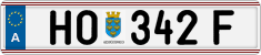 License plate of Austria, Regular plates