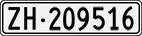 License plate of Switzerland, Cars