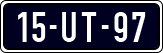 License plate of the Netherlands, Cars