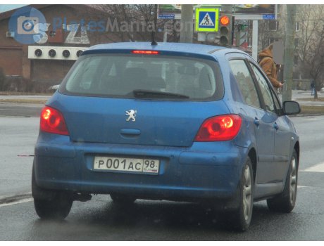 р001ас98, Peugeot 307