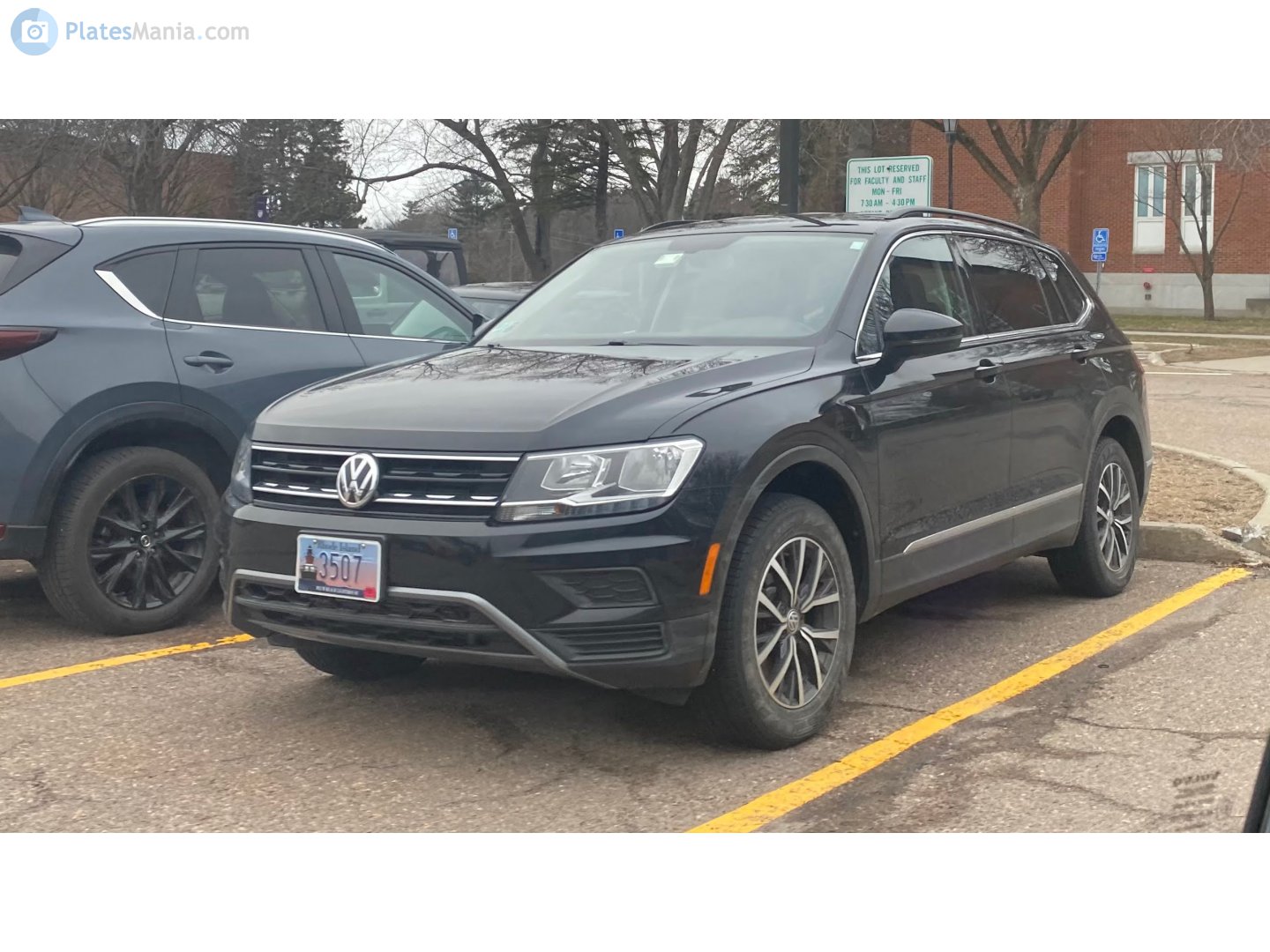 3507, Volkswagen Tiguan 2nd gen (AD/AX/Allspace/L), 2016–2021