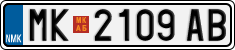 License plate of North Macedonia, Regular plates (2012)