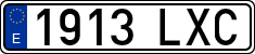 License plates of Spain, Ordinary (2000)