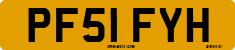 License plate of the United Kingdom, 2001 year system