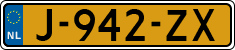 License plate of the Netherlands, Cars