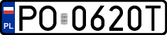 License plates of Poland, Regular car plates