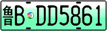 License plate of China, Electric vehicles