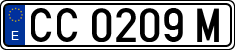 License plates of Spain, 1971 year series