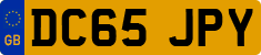 License plate of the United Kingdom, 2001 year system