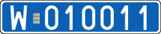 License plates of Poland, Diplomatic