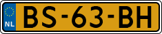 License plate of the Netherlands, Commercial Vehicles (1951-1994 system)