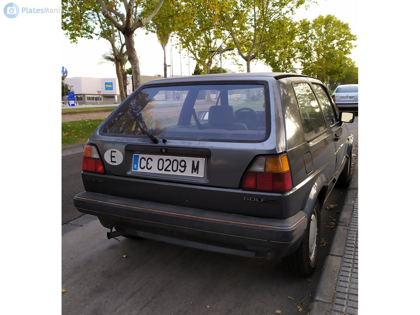 CC 0209 M, Volkswagen Golf 2nd gen 3-door Hatch (19/1G), 1983–1992