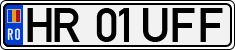 License plate of Romania, Regular plates