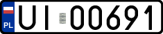 License plates of Poland, Military