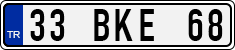 License plate of Turkey, Regular plates