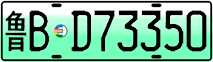 License plate of China, Electric vehicles
