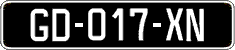 French license plate, SIV (oldtimers)