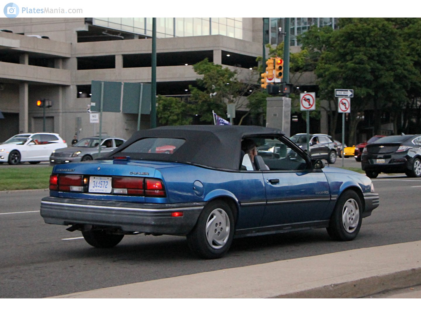 344572, Chevrolet Cavalier 2nd gen 2-door Convertible (C67/F67; J-body), facelift, 1990–1994