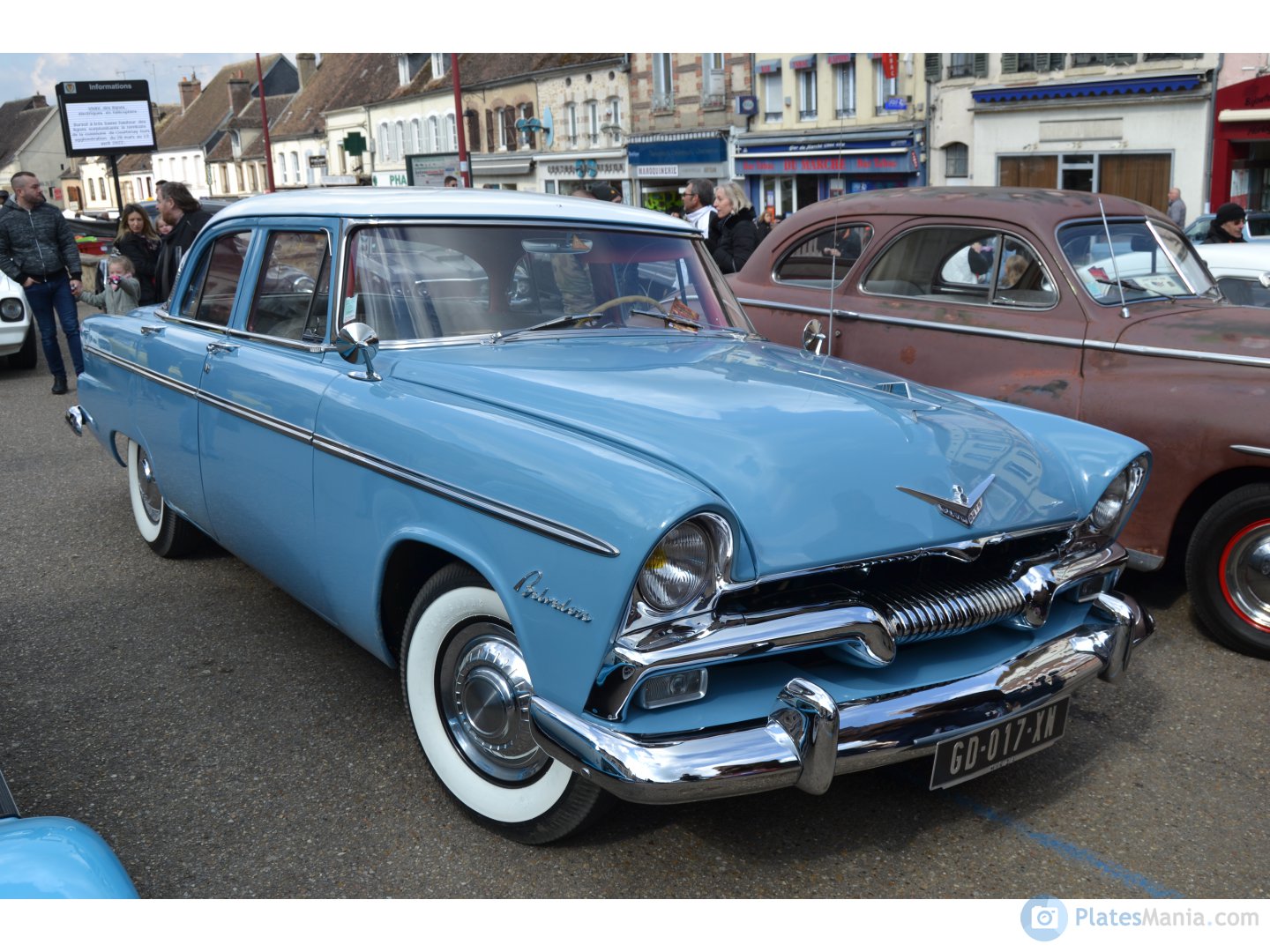 GD-017-XN, Plymouth Belvedere 2nd gen 1955/1956 4-door Sedan (P27/P29), 1955–1957