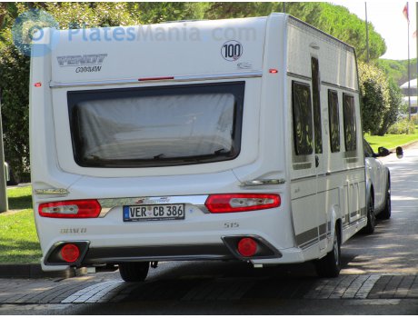 VER CB 386, Fendt-Caravan Bianco