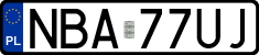 License plates of Poland, Regular car plates