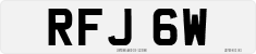 License plate of the United Kingdom, 1963 year system