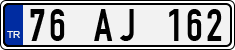 License plate of Turkey, Regular plates
