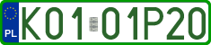 License plates of Poland, Professional plates