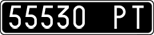 License plate of Italy, Cars (1927 year series)