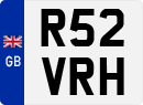 License plate of the United Kingdom, 1983 year system