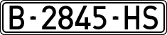 License plates of Spain, 1971 year series