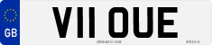 License plate of the United Kingdom, 1983 year system